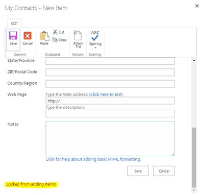 Try adding a new item